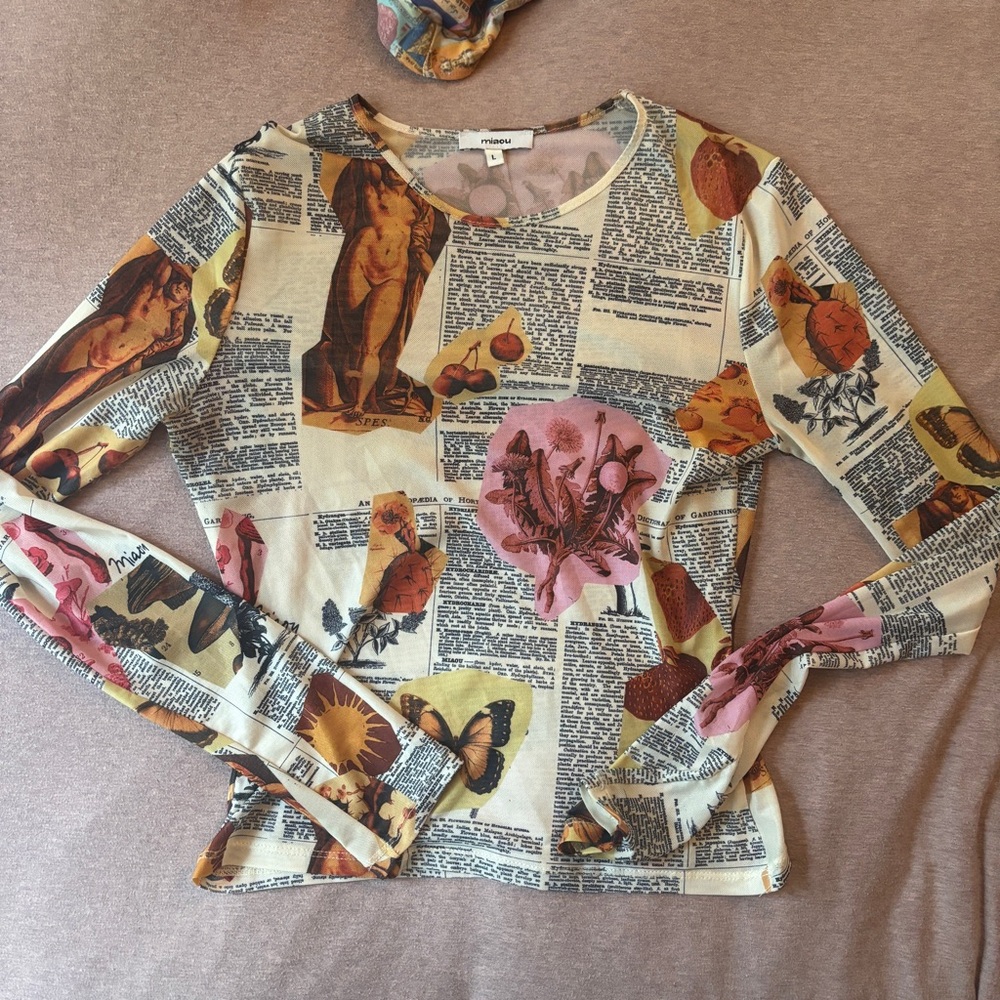 Miaou Long Sleeve Mesh size L